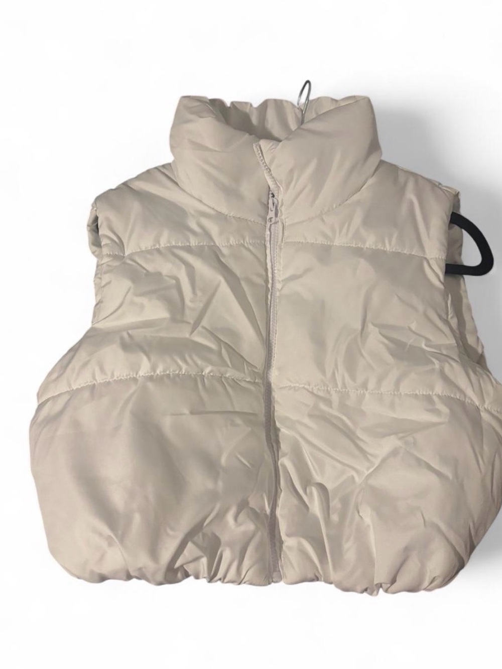 New Look White Puffer Vest in Size M